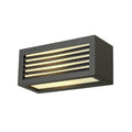 Luminaire Gris a silhouette graphique de type applique murale 18W IP54 E27