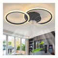 Eclairage Noir et Blanc contemporain en version lustre 3000K
