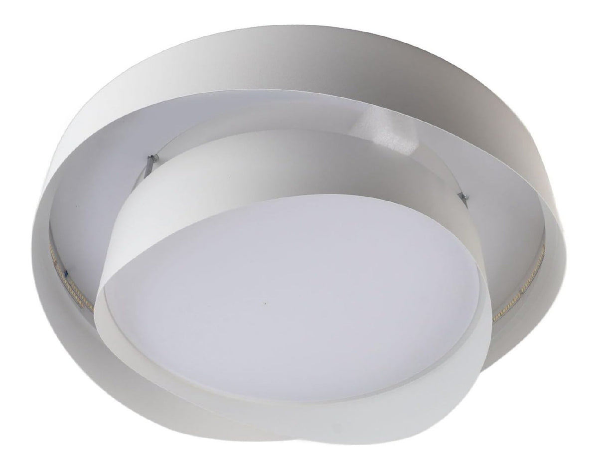 Eclairage Blanc et Ambre contemporain en version plafonnier 3000K
