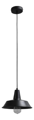 Solution lumineuse Noir au dessin sobre en format suspension 75 W E27