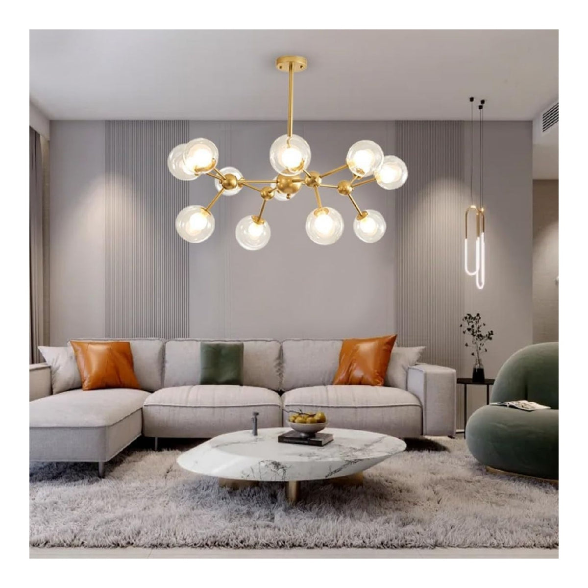 Solution lumineuse Dore et Ambre au dessin sobre en format suspension 5W