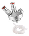 Mini distributeur TMCRAFT de boissons en acier inoxydable avec raccord a biere rapide et tuyau du 130 cm pour growler