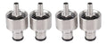 4 Paquet du Bouchons de Carbonatation en Acier Inoxydable Remplissage de Bouteille en PET a Carbonatation Forcee Bouchon du Couplage CO2 Systeme du Carbonateur Bouchon de