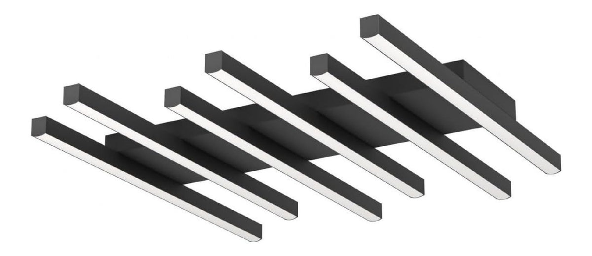 Eclairage Noir et Blanc contemporain en version plafonnier 6 W