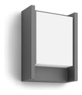 Solution lumineuse Blanc et Rouge au dessin sobre en format applique murale 8W IP44 2700K
