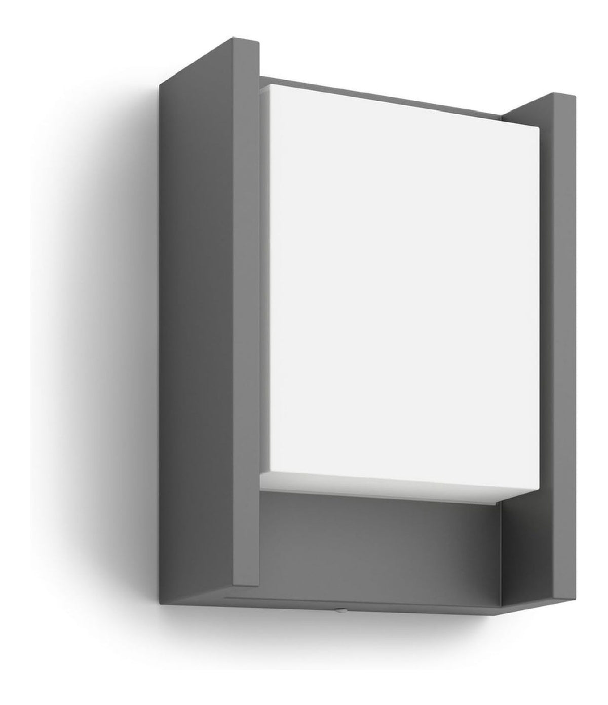 Solution lumineuse Blanc et Rouge au dessin sobre en format applique murale 8W IP44 2700K