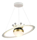 Solution lumineuse Blanc et Ambre au dessin sobre en format suspension GG-4255