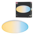 Plafonnier Blanc a presence elegante et lumiere agreable 2700K