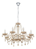 Suspension decoratif Rouge avec diffusion lumineuse harmonieuse E14