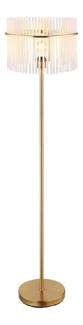 Solution lumineuse Dore et Ambre au dessin sobre en format lampadaire 60 W E27