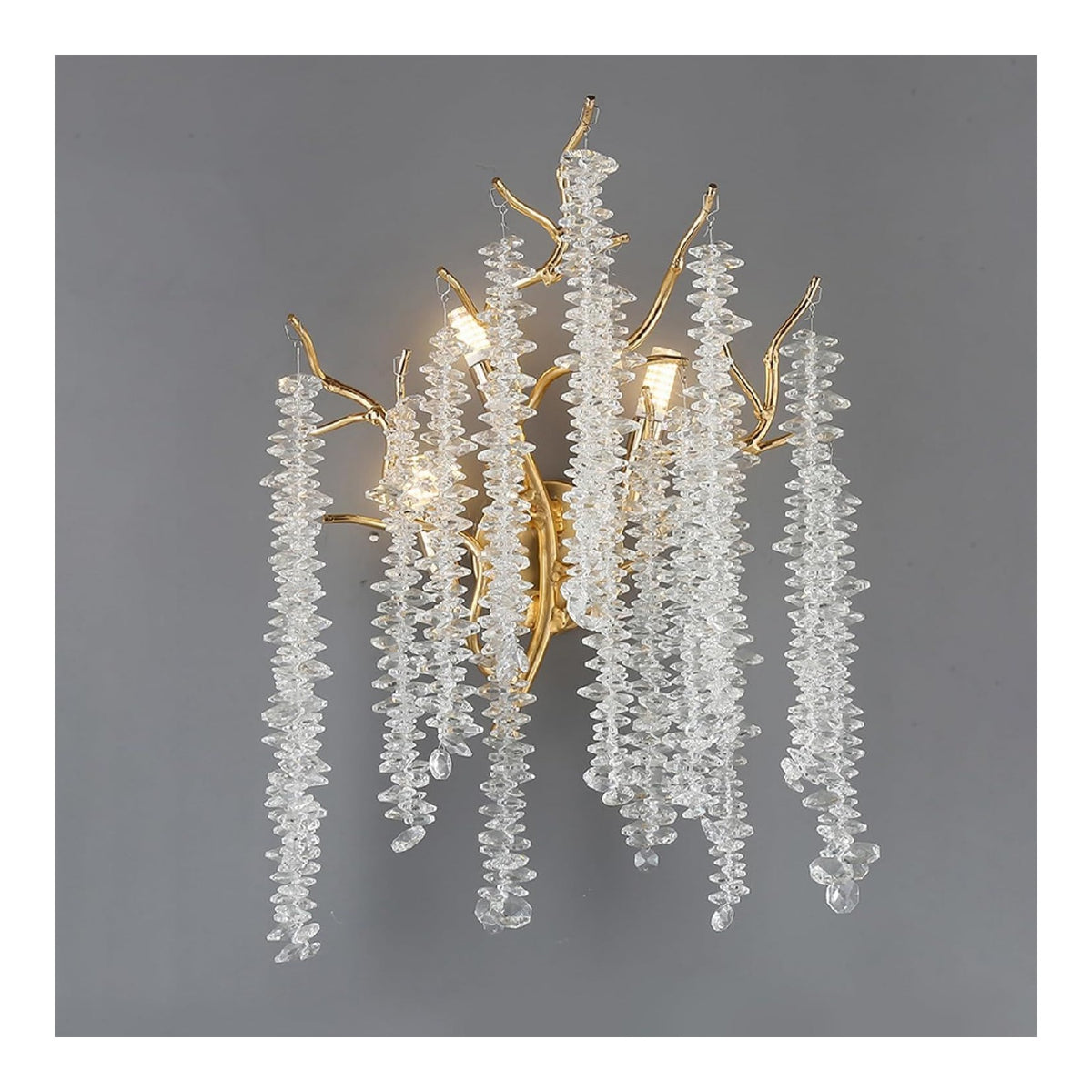 Applique murale Dore et Ambre a presence elegante et lumiere agreable 40 W