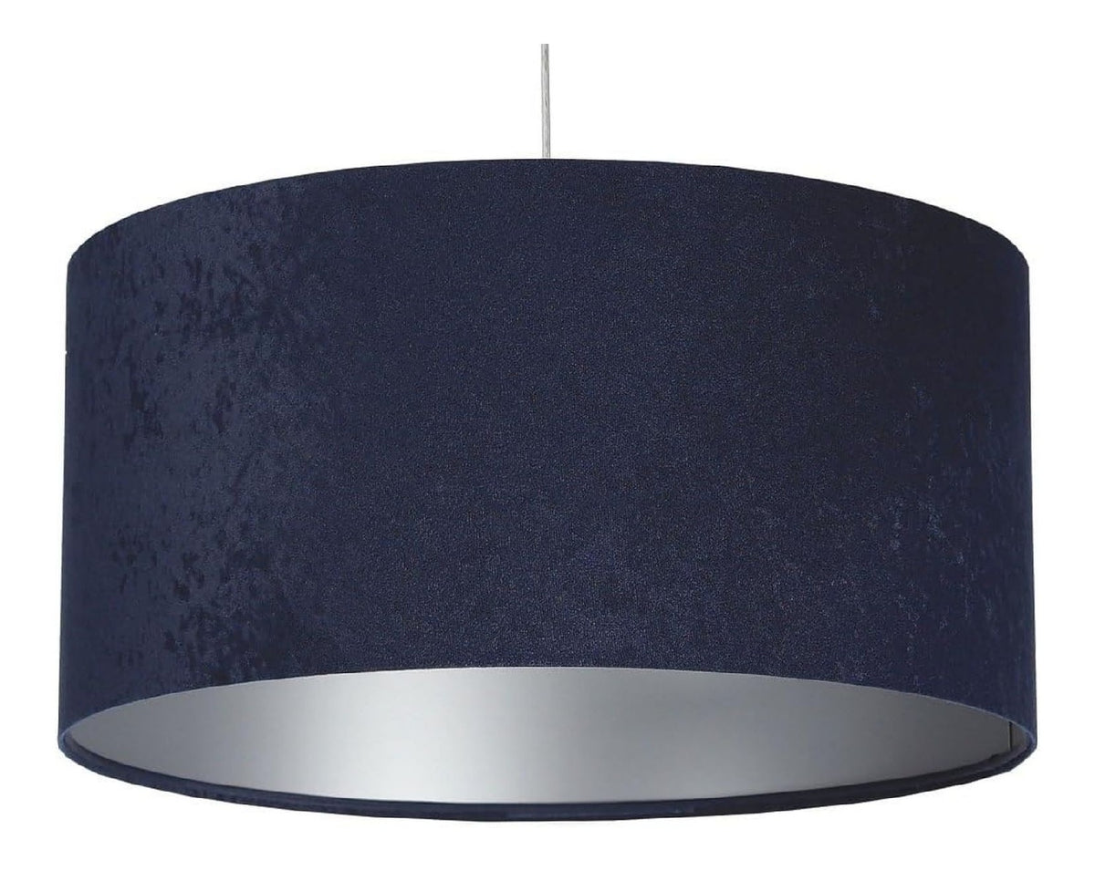 Solution lumineuse Argente et Bleu au dessin sobre en format suspension 60 W IP20