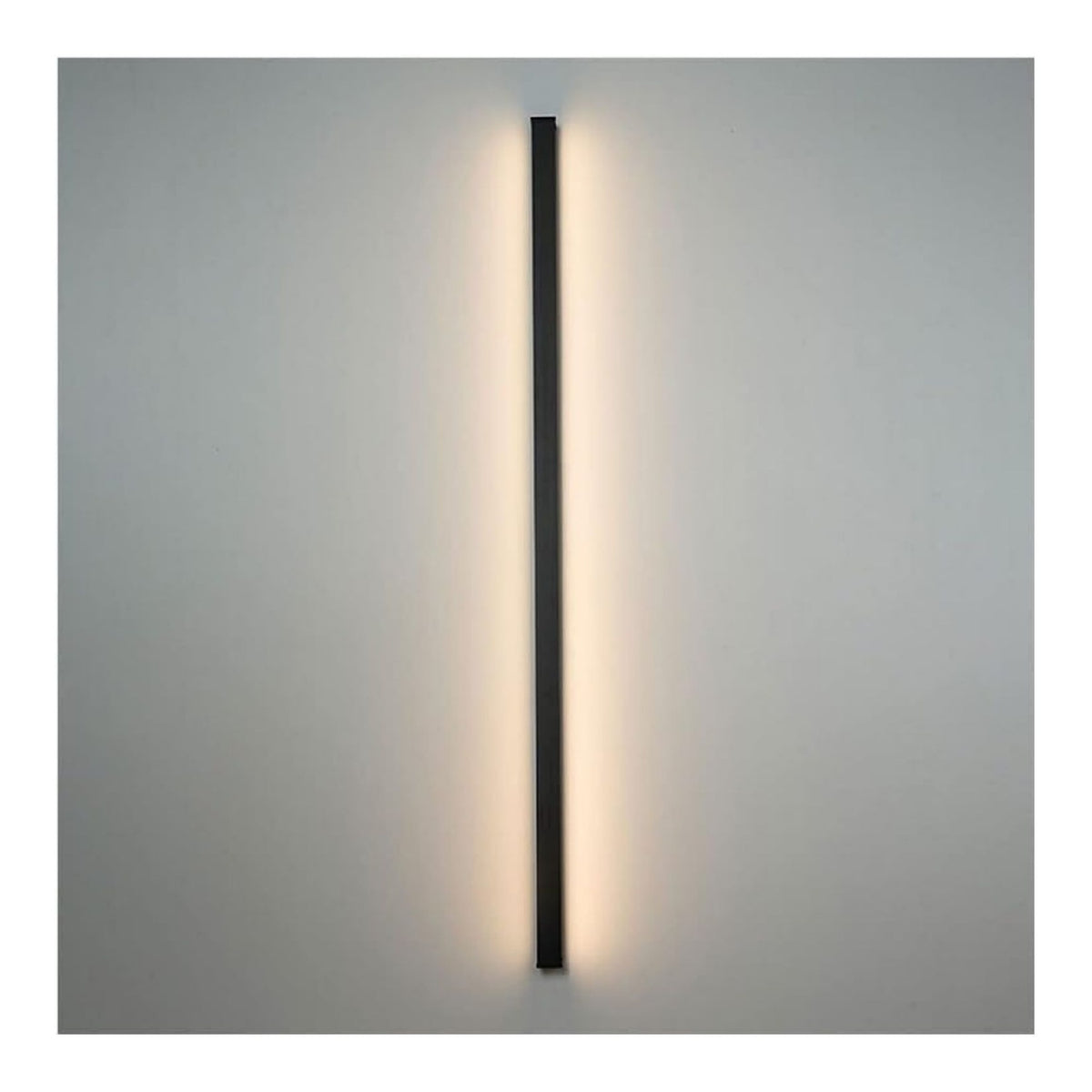 Applique murale Noir et Blanc aux lignes epurees avec eclairage confortable 25 W 3000 K