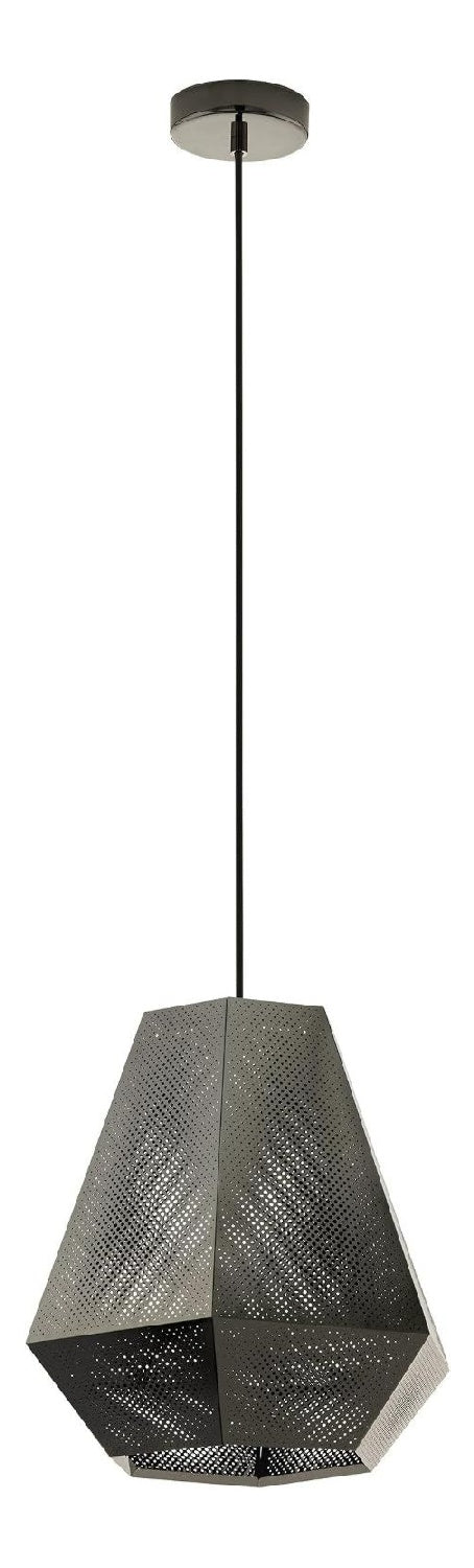 Solution lumineuse Noir et Rouge au dessin sobre en format suspension E27