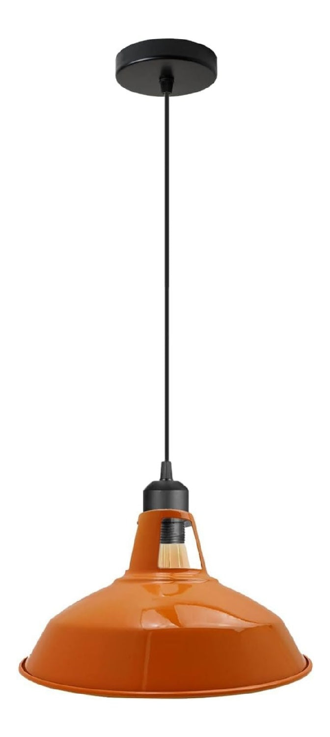 Suspension Ambre a presence elegante et lumiere agreable 60 W E27 DT-5770