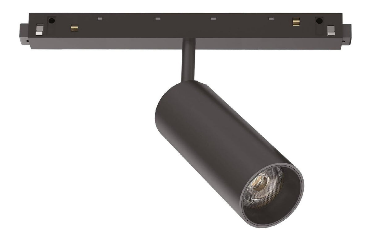 Rail de spots Noir au style moderne avec conception fonctionnelle 12W 4000K