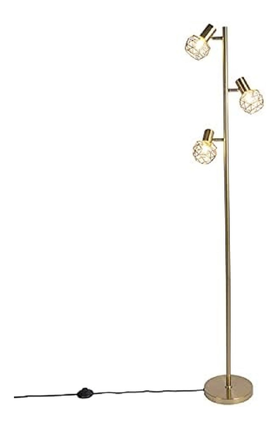 Solution lumineuse Dore et Ambre au dessin sobre en format lampadaire IP20 E14