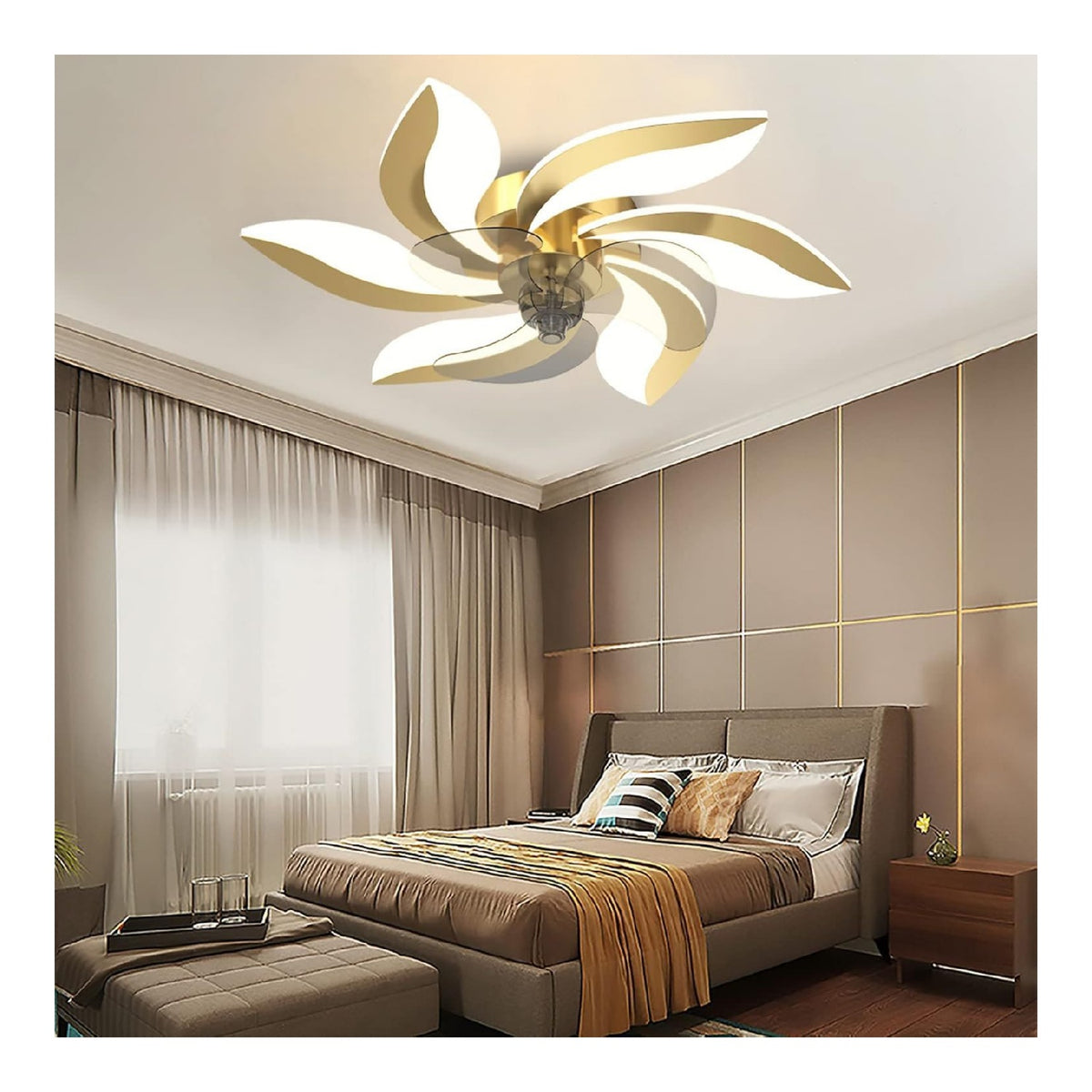 Eclairage Blanc et Ambre contemporain en version plafonnier 72 W