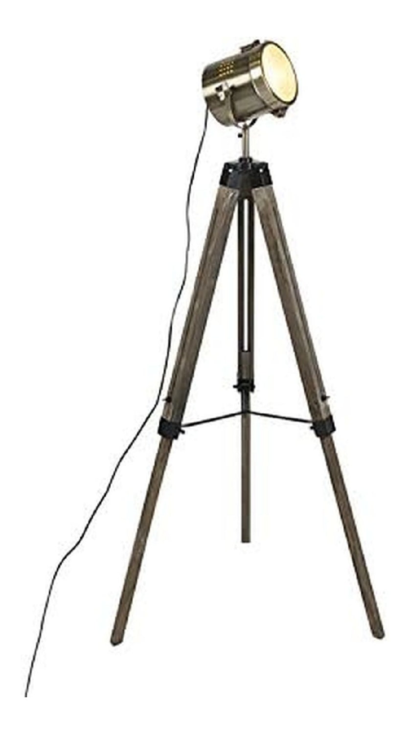 Lampadaire Ambre et Marron a presence elegante et lumiere agreable IP20 E14