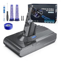 pour Batterie Morpilot V8 possedant 3 Filtres SV10 Absolute Animal Pro Motorhead Extra Fluffy Plus Slim Parquet Total Clean SV25 Aspirateur sans Fil possedant Tournevis