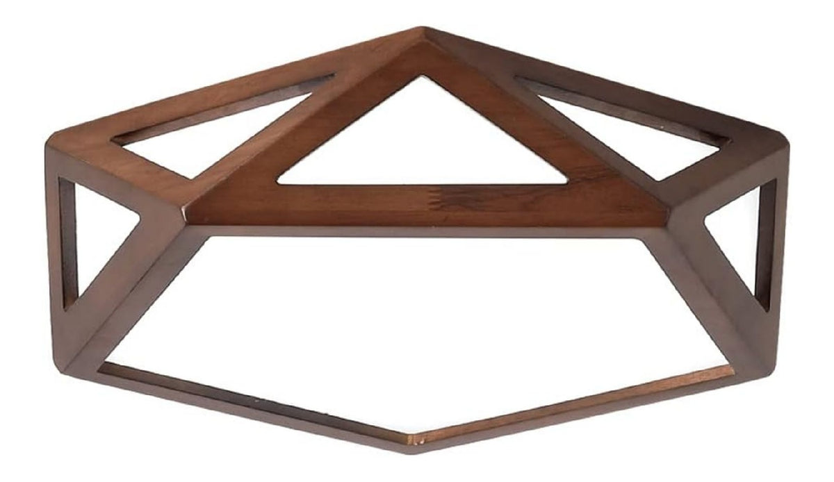 Plafonnier Blanc et Ambre au style moderne avec conception fonctionnelle QD-4074