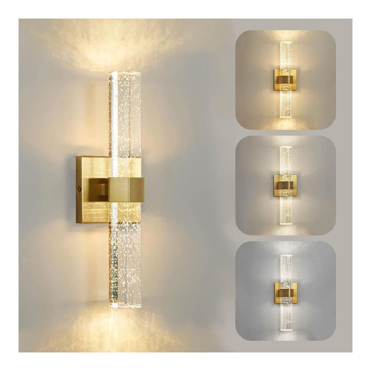 Luminaire Noir et Blanc a silhouette graphique de type applique murale 5W