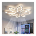 Luminaire Blanc et Ambre a silhouette graphique de type plafonnier 3000K