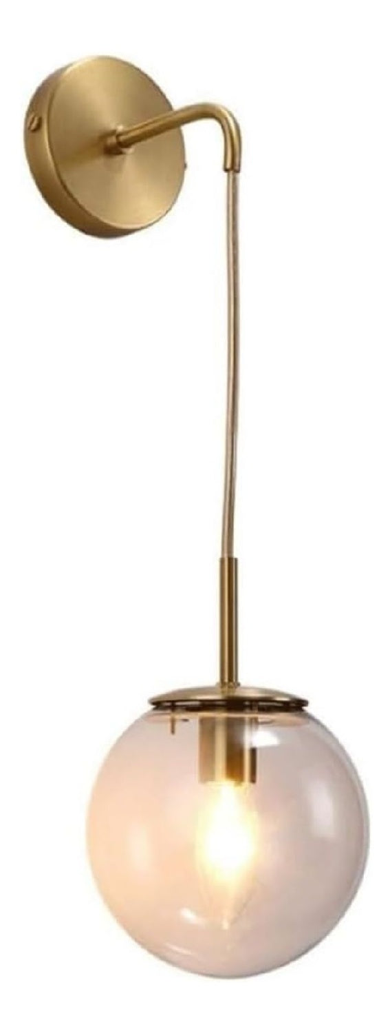 Applique murale Dore et Ambre aux lignes epurees avec eclairage confortable E14 46-9461
