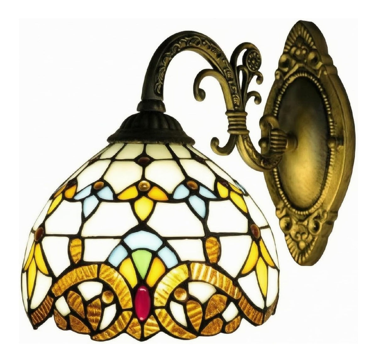 Applique murale Bronze a presence elegante et lumiere agreable E27