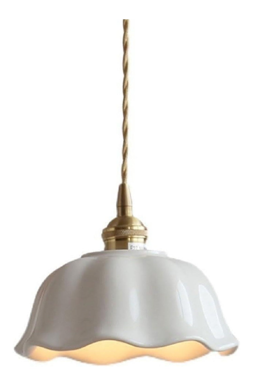 Solution lumineuse Ambre au dessin sobre en format suspension 60 W E27 JW-8860