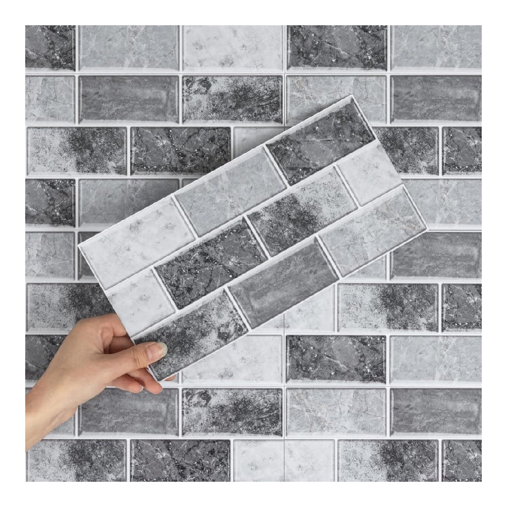 Adhesive Credence Hode destine a Cuisine Pierre Carrelage Carreaux Adhesif Mural 15x30cm Grise 24 Pieces Carrelage Carreaux Adhesif Mural utocollant Impermeable