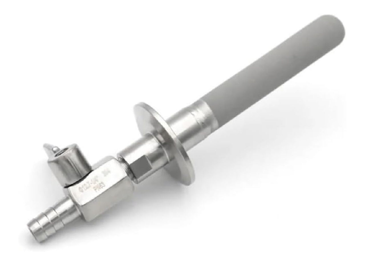 de Pierre SS316L carbonatation Tri Clamp 505 mm Acier inoxydable 1/4 NPT Filtre a gaz for boisson brassee Homebrew Aeration avec tuyau cannele de 127 mm4 inch with valve