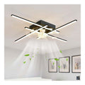 Lustre Noir et Ambre au style moderne avec conception fonctionnelle 3000 K
