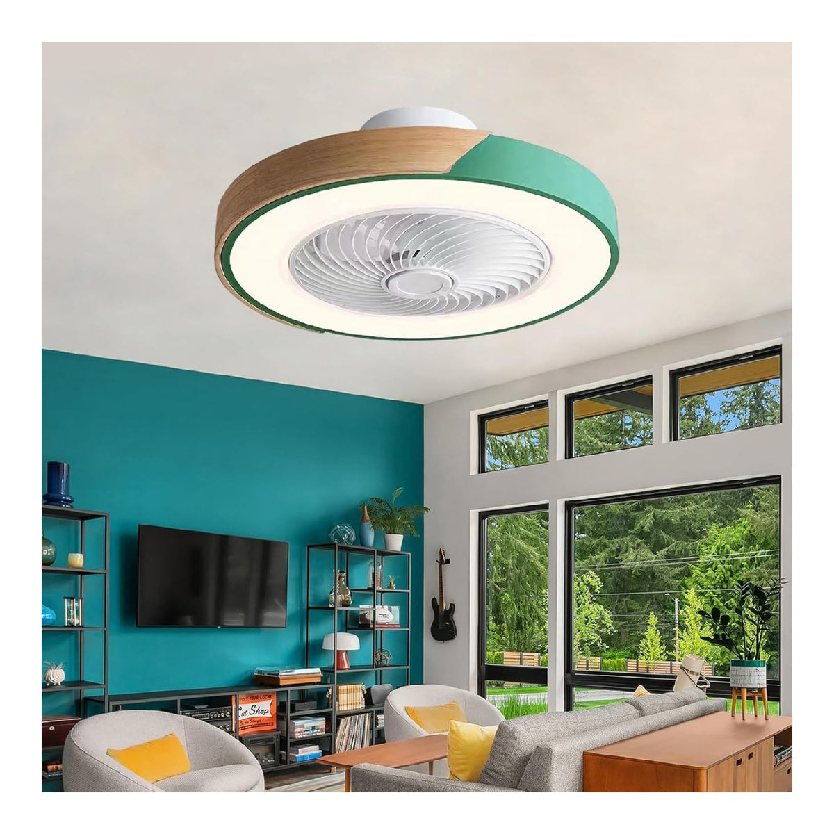 Lustre Blanc et Ambre a presence elegante et lumiere agreable GK-8050