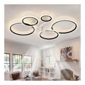 Solution lumineuse Noir et Blanc au dessin sobre en format lustre QG-1338