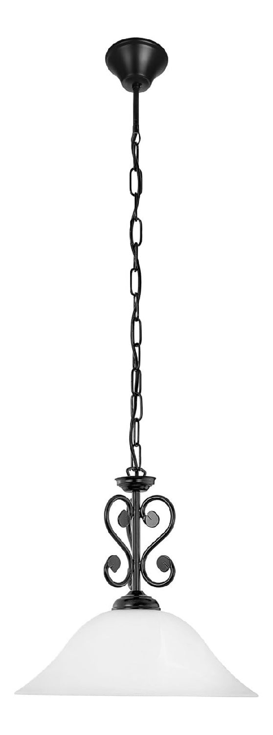 Eclairage Noir et Blanc contemporain en version suspension E27 VDW-875