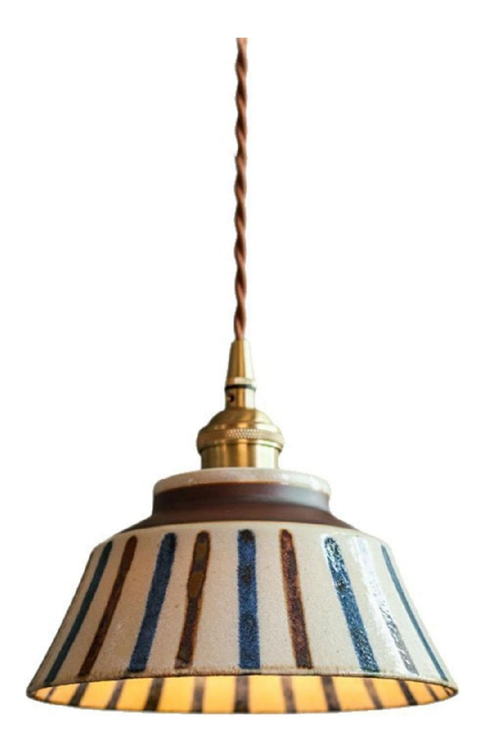 Eclairage Ambre contemporain en version suspension E27 BS-9160