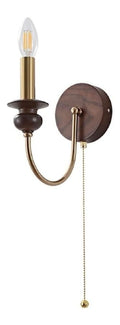 Applique murale decoratif Dore et Ambre avec diffusion lumineuse harmonieuse E14