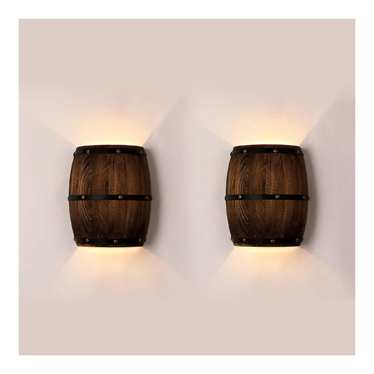 Applique murale decoratif Noir avec diffusion lumineuse harmonieuse 60W E14