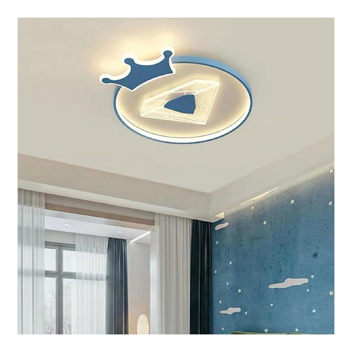 Solution lumineuse Blanc et Ambre au dessin sobre en format luminaire 46W 3000K