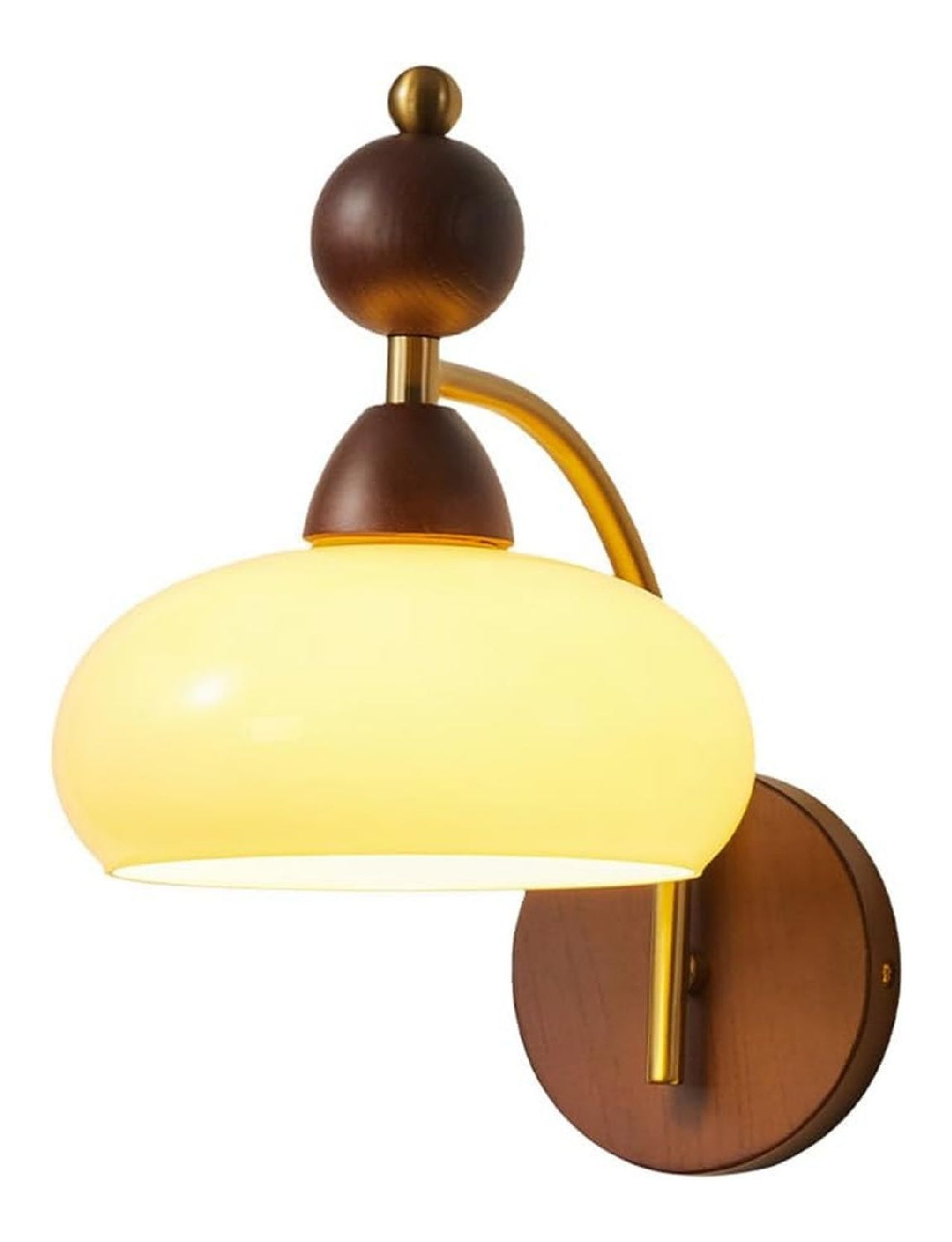 Applique murale Ambre et Rouge a presence elegante et lumiere agreable 40 W E27