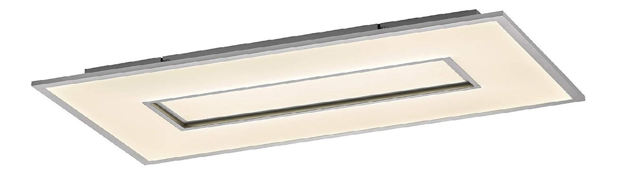 Eclairage Argente contemporain en version plafonnier 52 W 2700 K