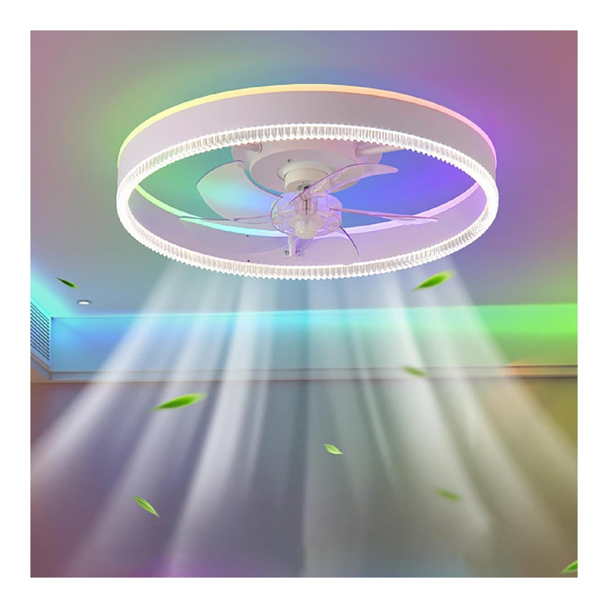 Lustre Ambre et Vert a presence elegante et lumiere agreable