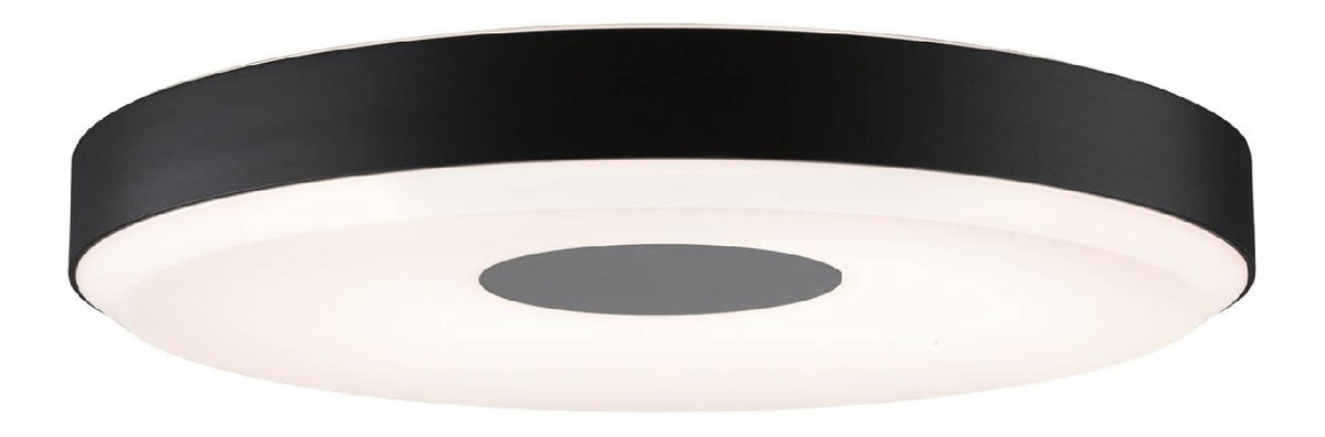 Solution lumineuse Noir et Blanc au dessin sobre en format plafonnier 5W 2700 K