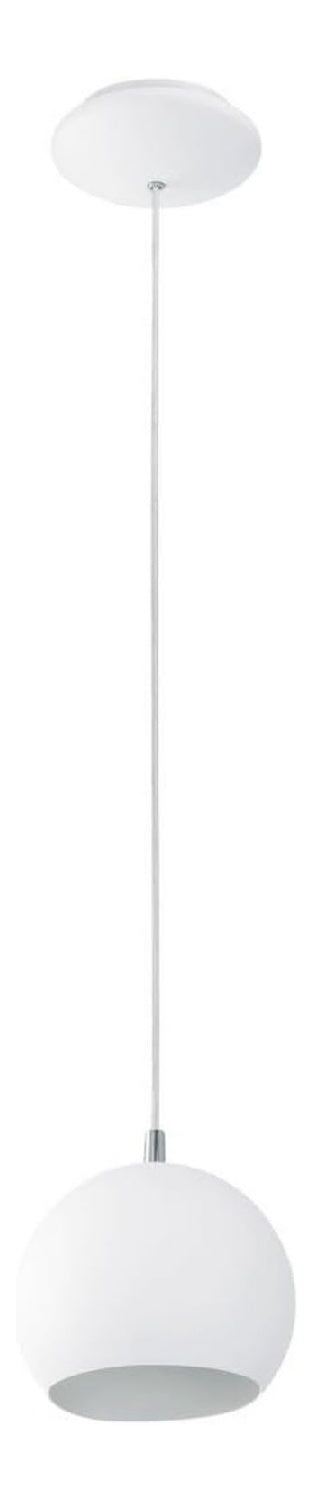 Plafonnier Blanc et Ambre aux lignes epurees avec eclairage confortable 50W GU10