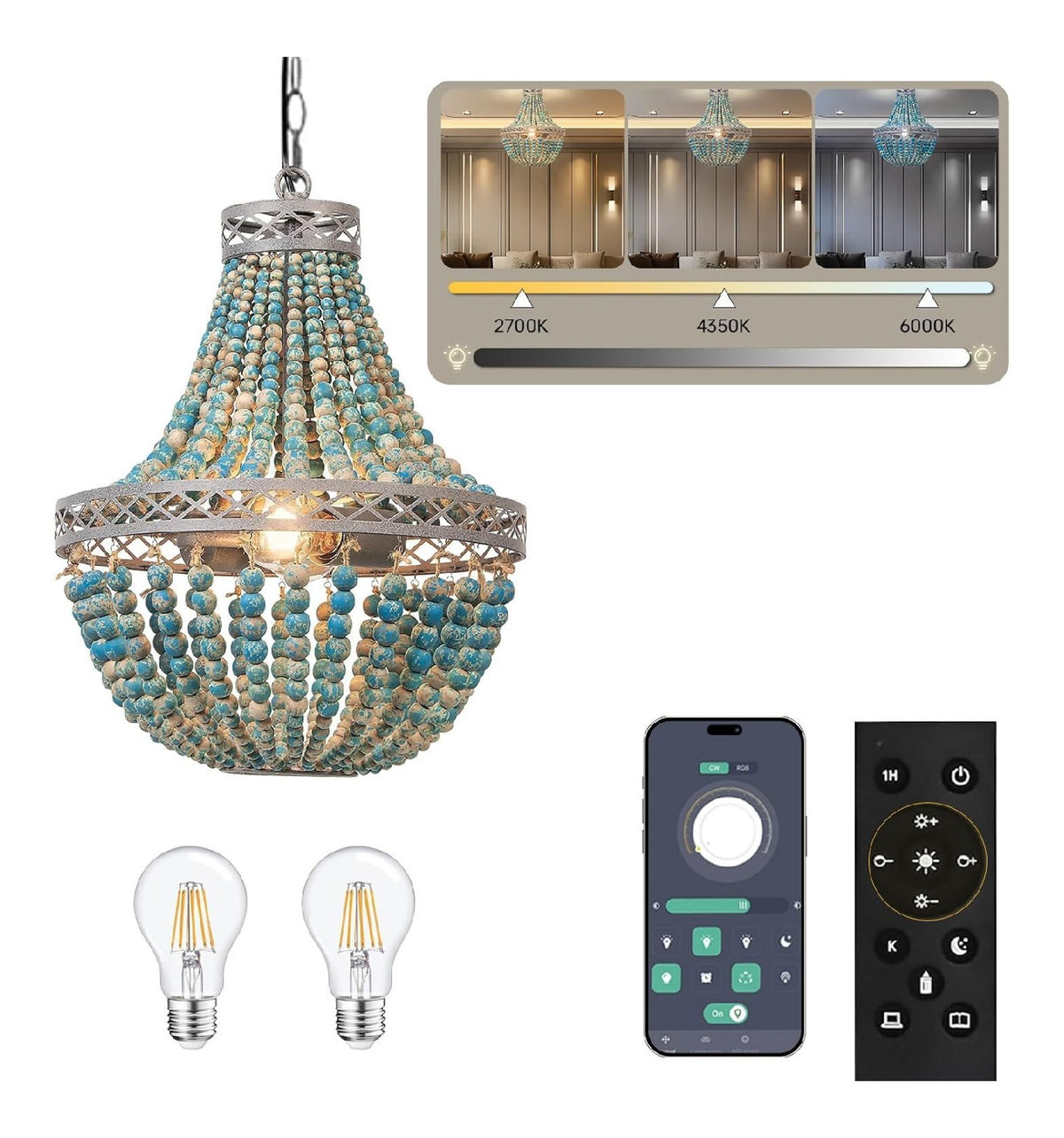 Eclairage Blanc et Argente contemporain en version suspension 2700 K