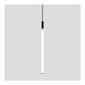 Suspension Blanc aux lignes epurees avec eclairage confortable