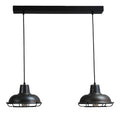 Eclairage Gris et Vert contemporain en version suspension 75 W E27