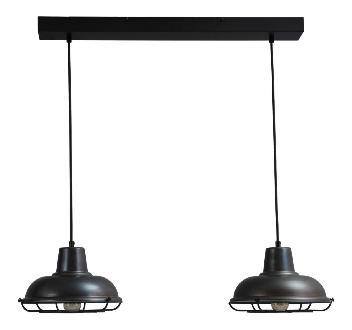 Eclairage Gris et Vert contemporain en version suspension 75 W E27