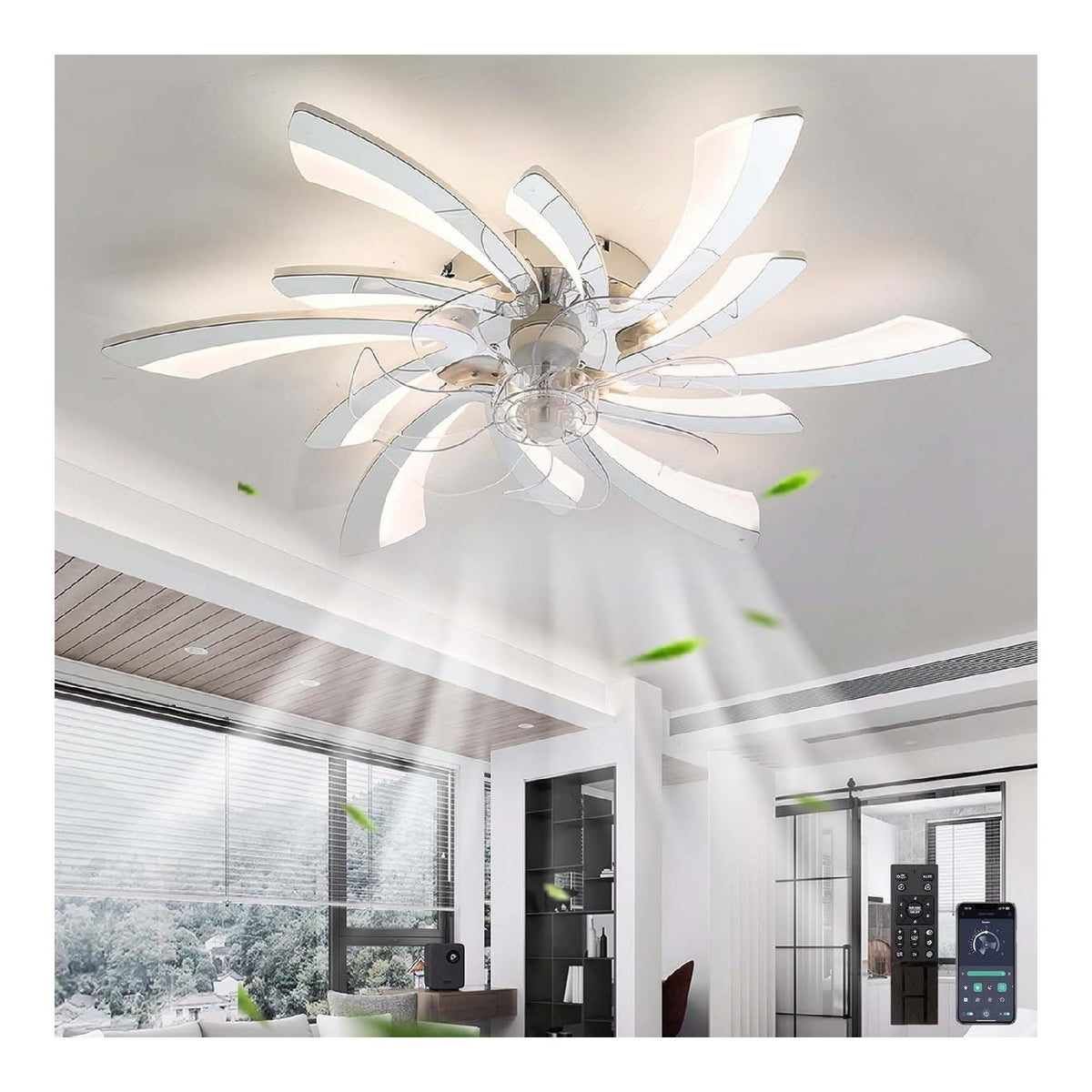 Eclairage Blanc et Ambre contemporain en version plafonnier 60 W 3000K